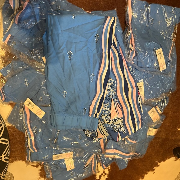 Lilly Pulitzer Bal Harbour Palazzo Pants Blue Nautical Sailboat Print NWT - Picture 9 of 9